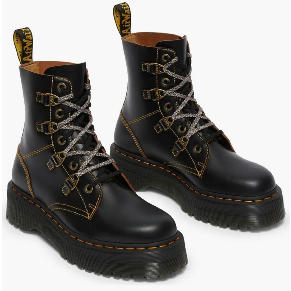 Dr Martens Collier Bex Double Lace Platform Boots RARE